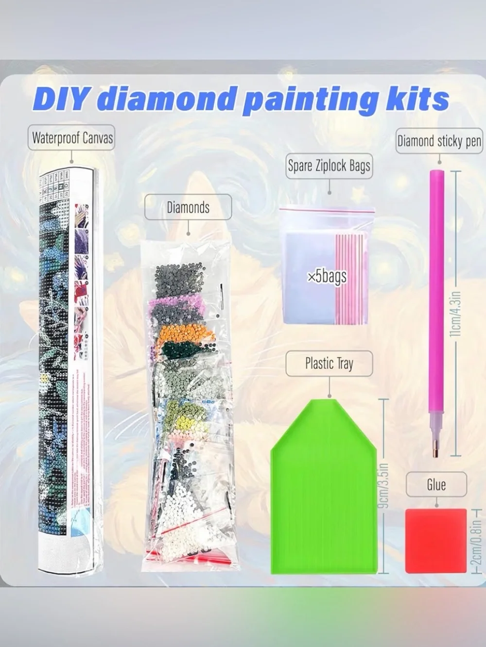 RESERVED 💜Ghost Diamond Art Kit. - Picture 4 of 10
